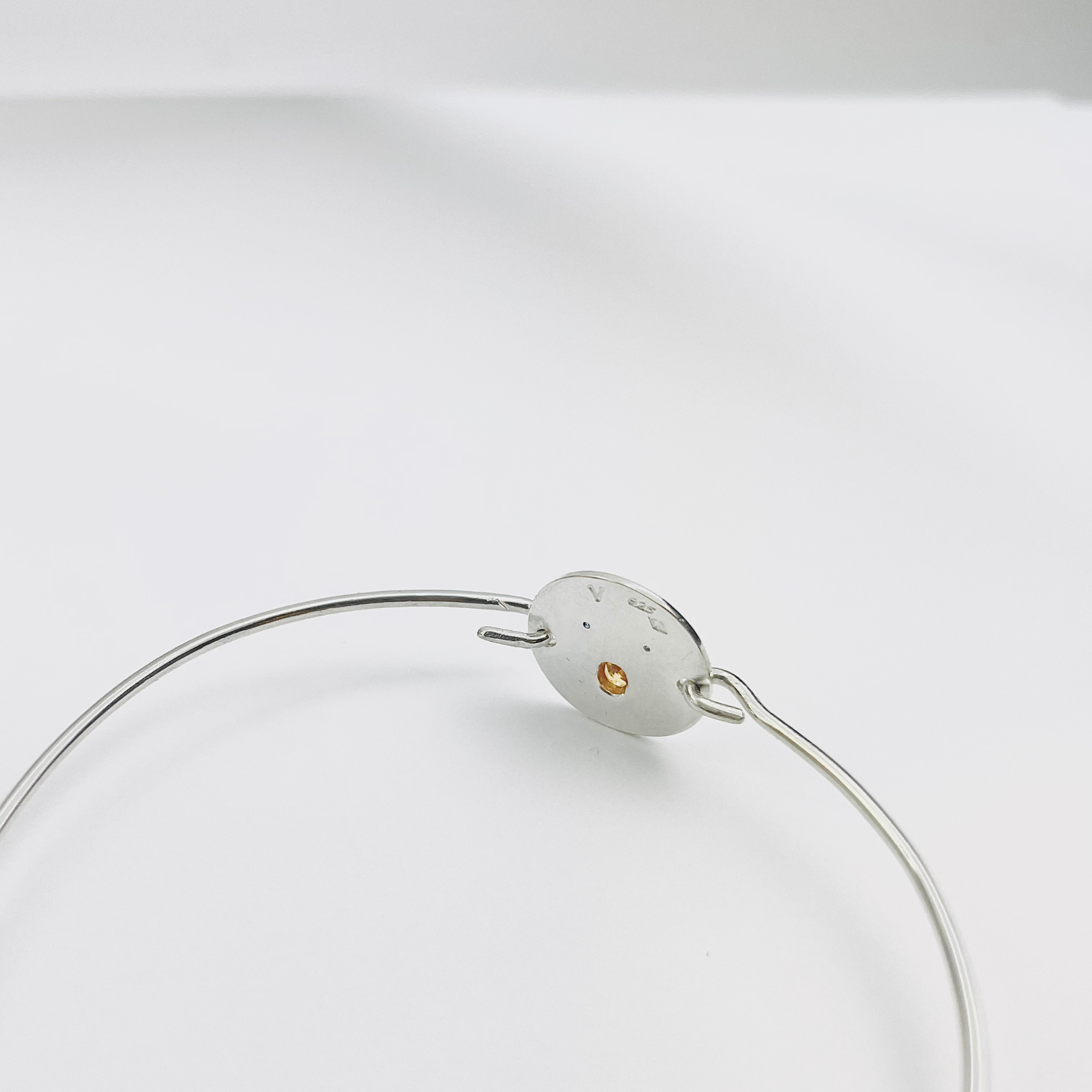 Jonc Henri - Argent/Vermeil & Empierré