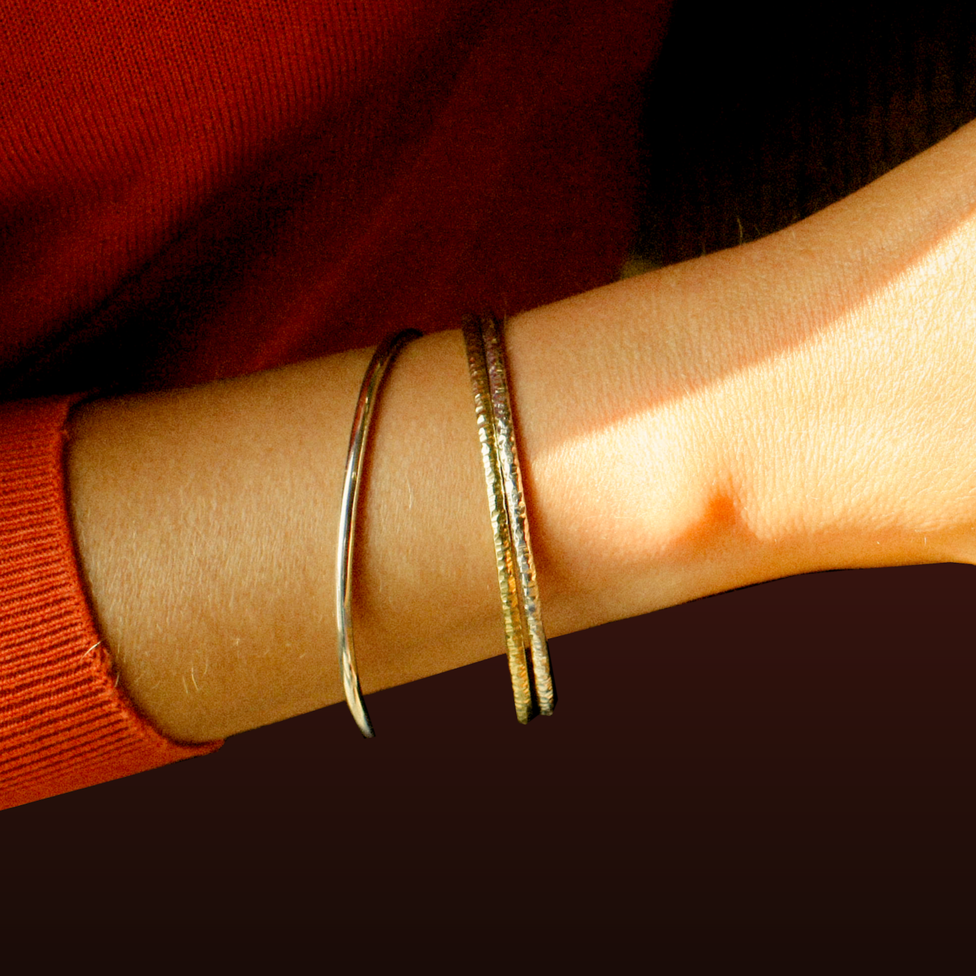 Packshot Bracelet Mona en vermeil par la créatrice Louise Vurpas pour Bijouterie Fine