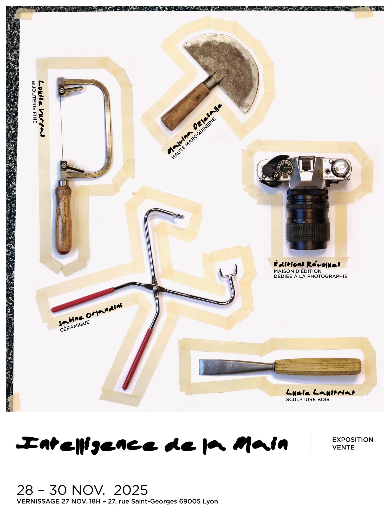 Exposition - Vente / Intelligence de la Main / 28-30 novembre 2025