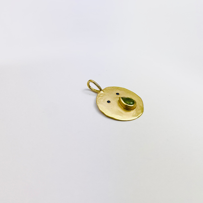 Médaille Paulette - Or 750/1000 et Saphirs