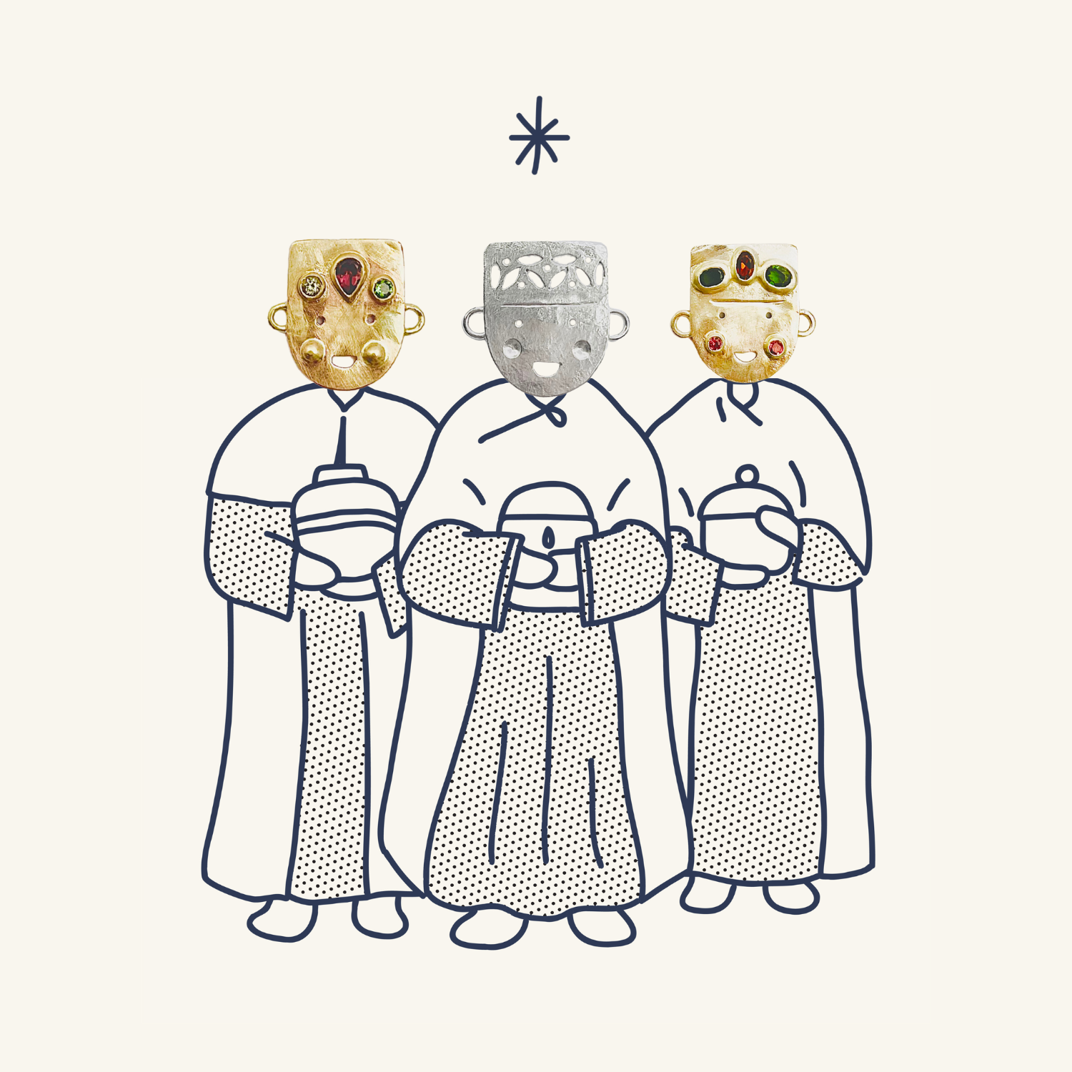 Bracelet Cordon Tronche - Roi Mage Édition - Balthazar